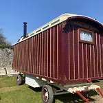 Vintage Showman\'S Wagon For Two Close To Beach