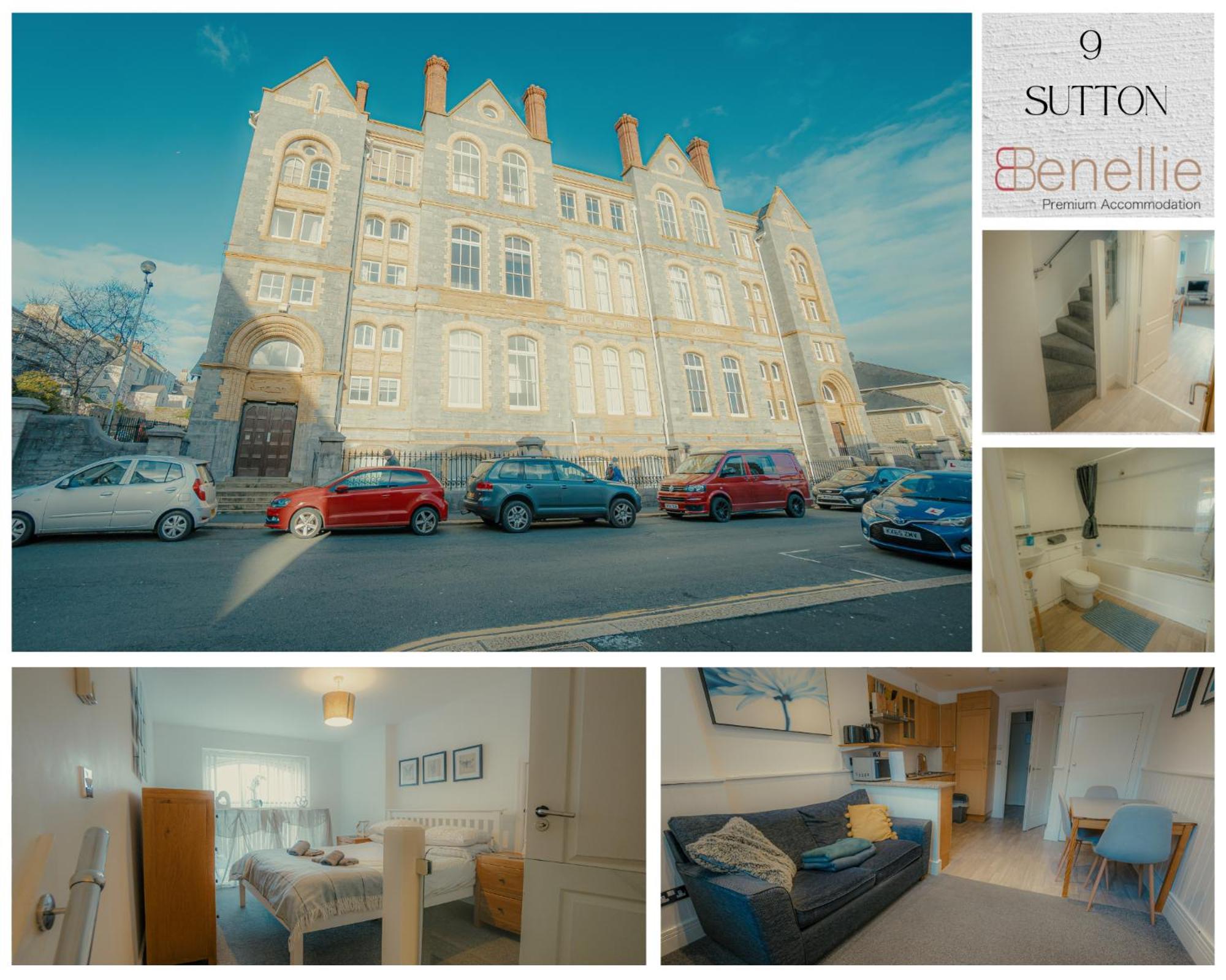 Super Duplex Free Private Parking Apartment Plymouth