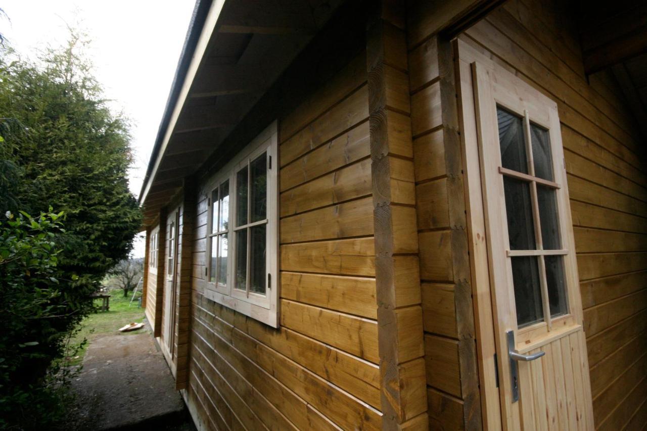 Chalet Yealm Self Catering Log In Devon With Hot Tub *
